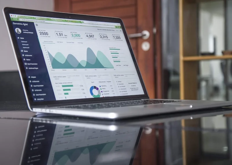 Analytics dashboard showing conversion metrics