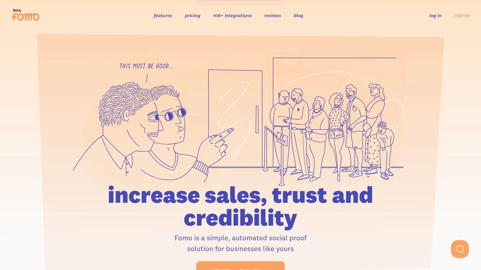 UseProof showing a social proof notification on a website